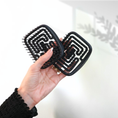 Load image into Gallery viewer, Scalp Stimulation Exfoliation, Detangling Brush with Dust Bag