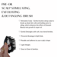 Load image into Gallery viewer, Scalp Stimulation Exfoliation, Detangling Brush with Dust Bag